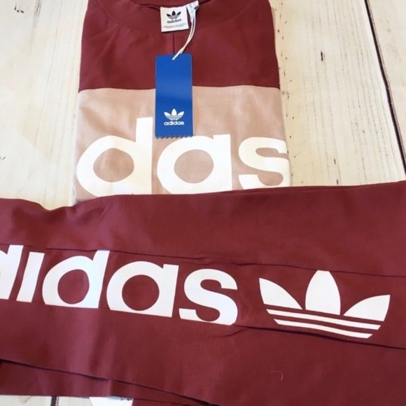 2 pc adidas t-shirt legging matching outfit set - Picture 4 of 7